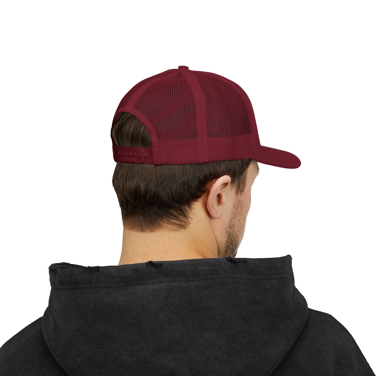Poor Boys Logo Snapback Trucker Cap / Mesh Back