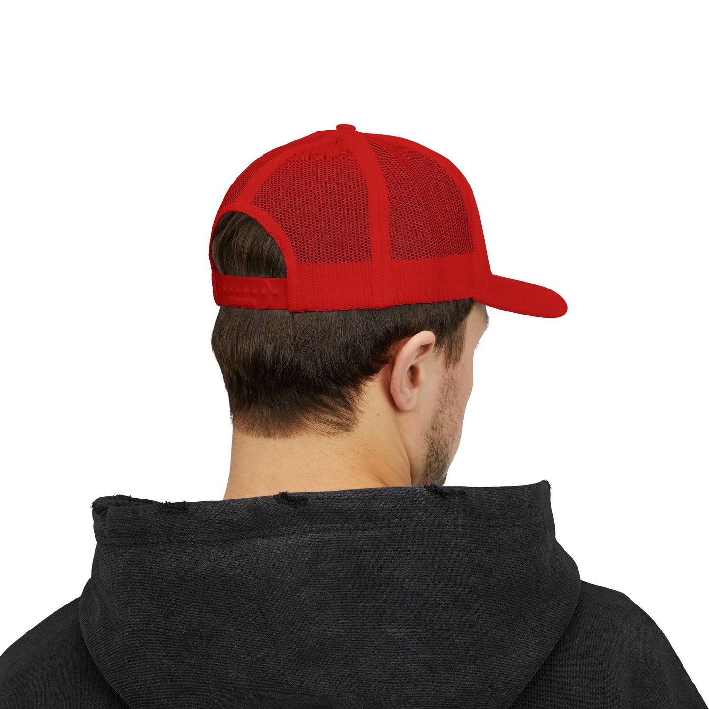 Poor Boys Logo Snapback Trucker Cap / Mesh Back