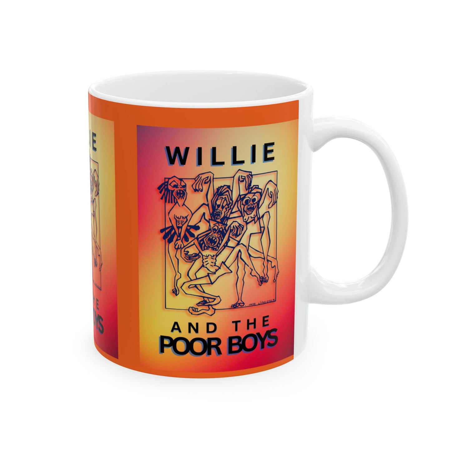 Vintage Ceramic Mug – 11oz & 15oz - Willie & The Poor Boys Logo