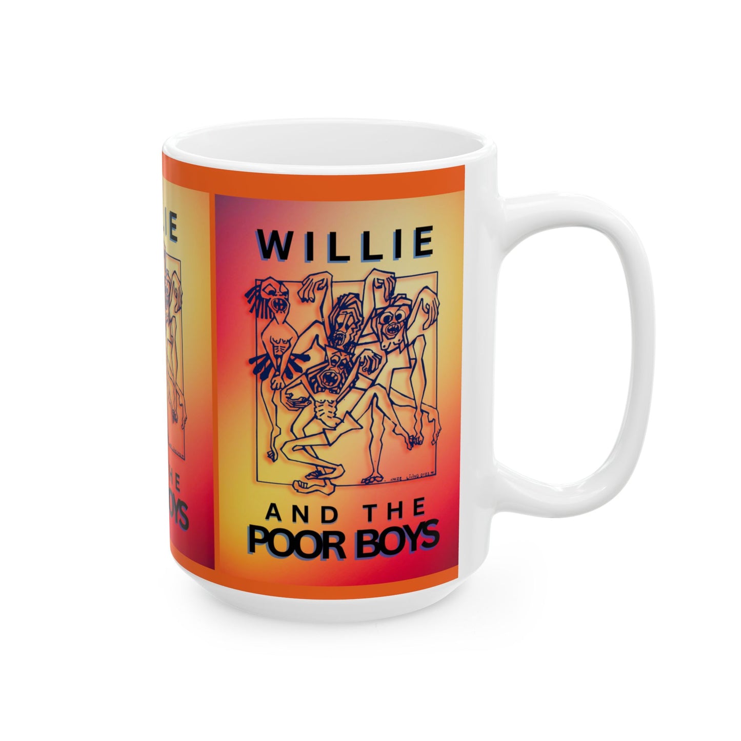 Vintage Ceramic Mug – 11oz & 15oz - Willie & The Poor Boys Logo