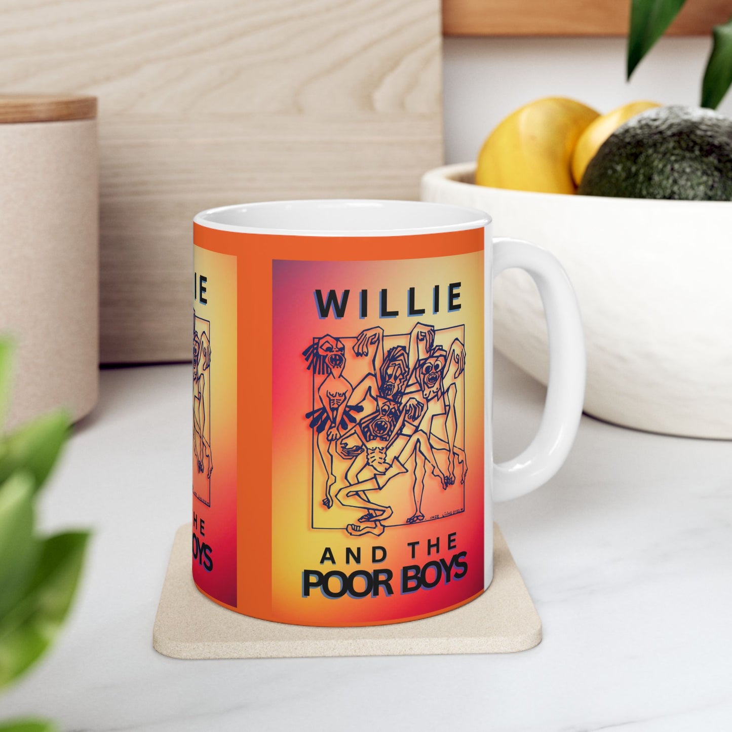 Vintage Ceramic Mug – 11oz & 15oz - Willie & The Poor Boys Logo