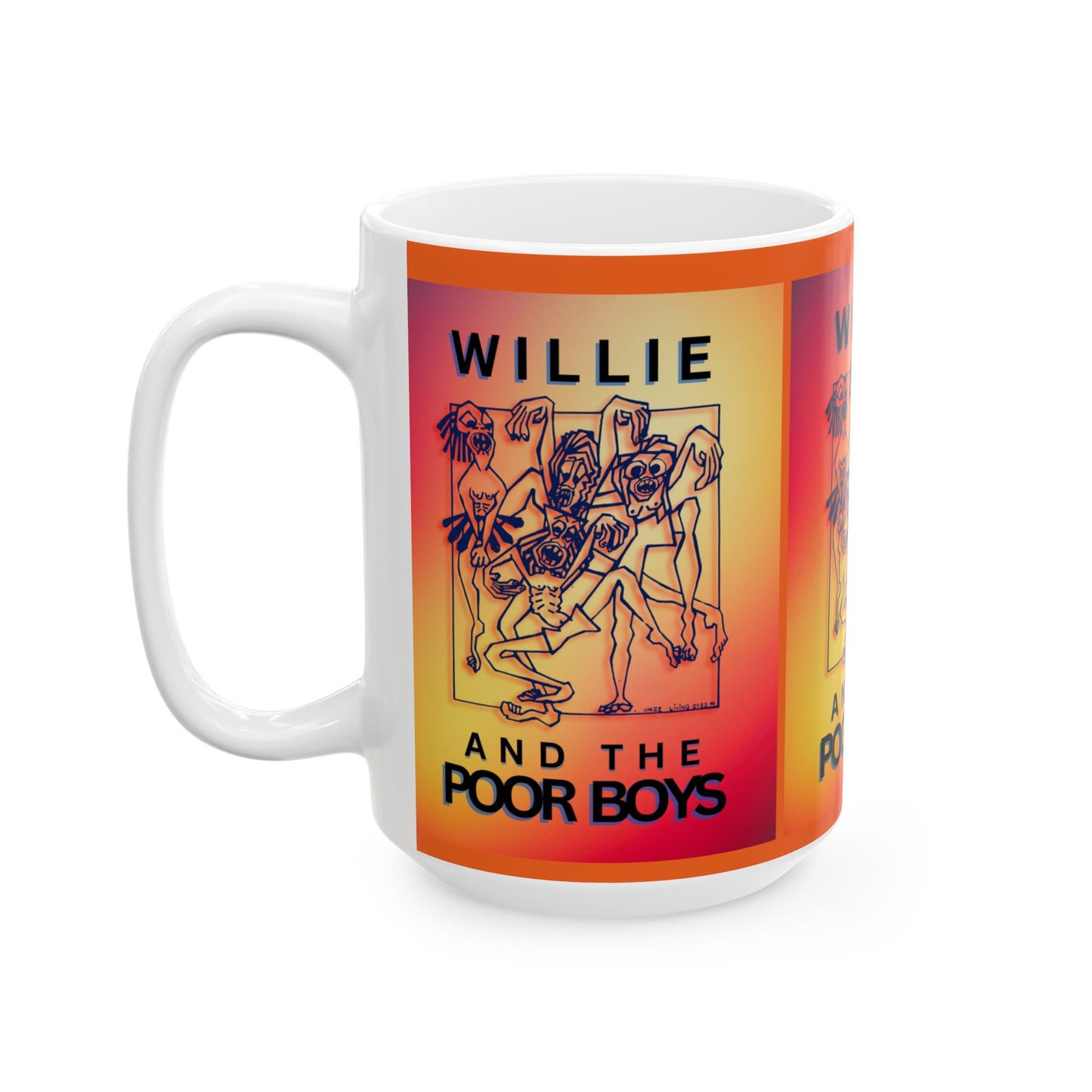 Vintage Ceramic Mug – 11oz & 15oz - Willie & The Poor Boys Logo