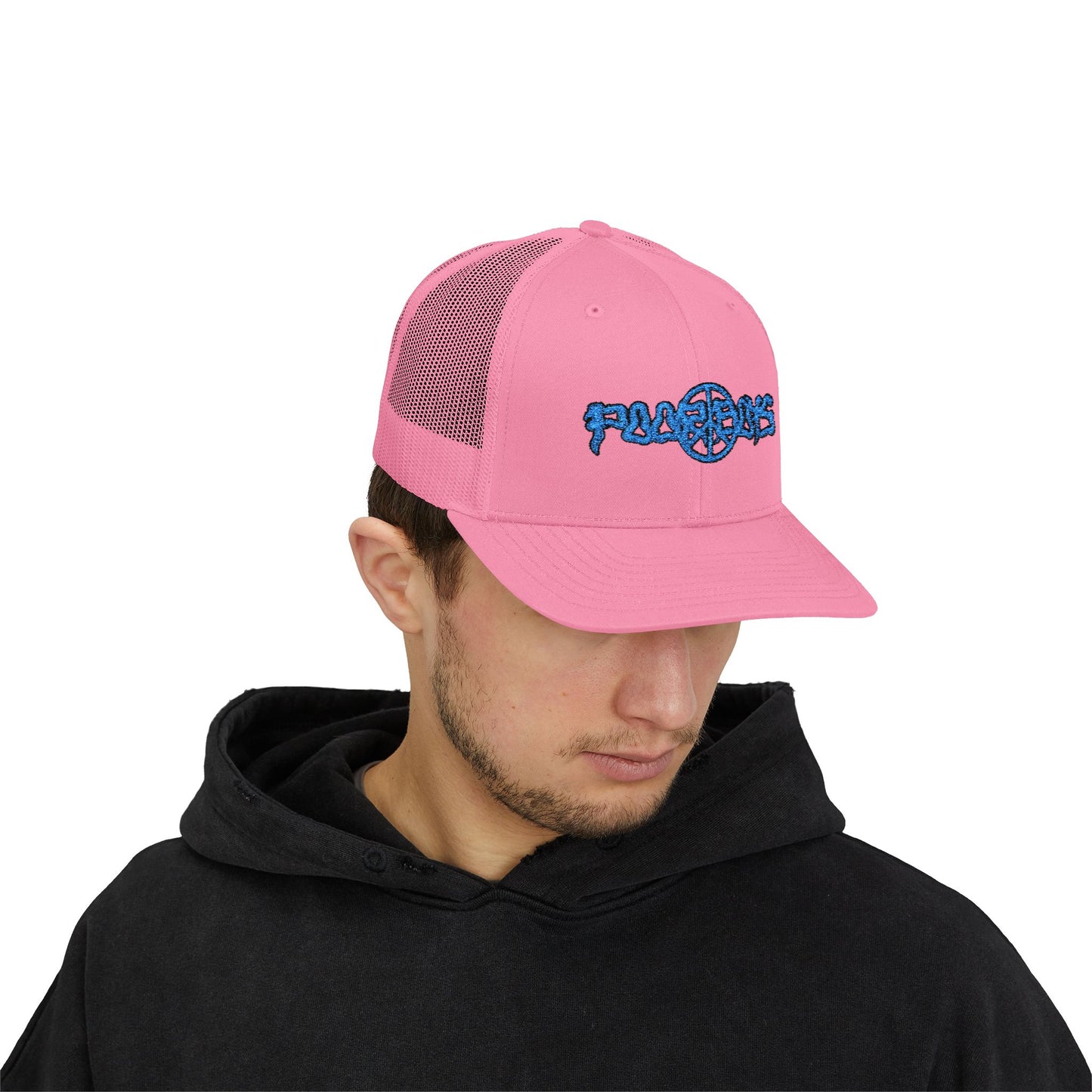 Poor Boys Logo Snapback Trucker Cap / Mesh Back
