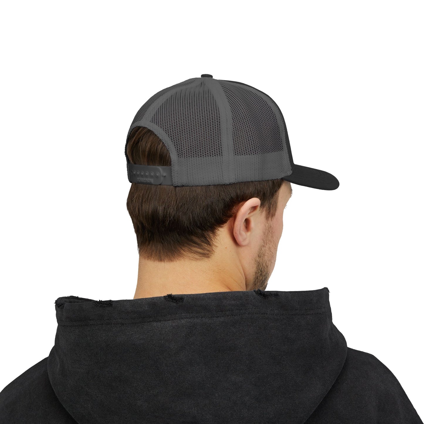 Poor Boys Logo Snapback Trucker Cap / Mesh Back