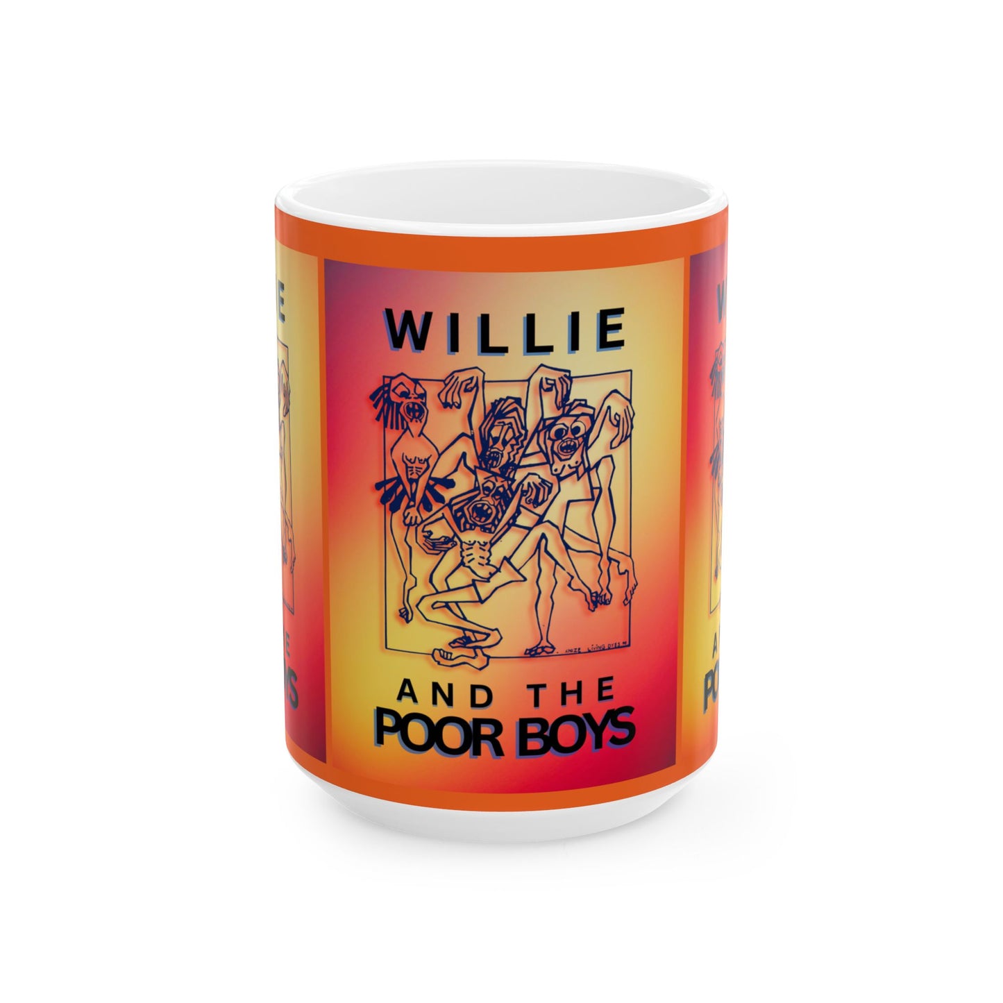 Vintage Ceramic Mug – 11oz & 15oz - Willie & The Poor Boys Logo