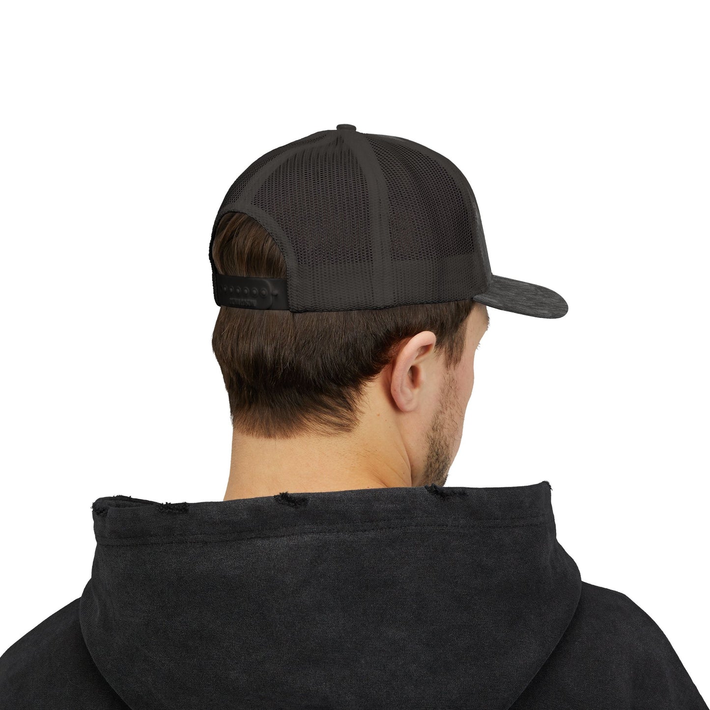 Poor Boys Logo Snapback Trucker Cap / Mesh Back