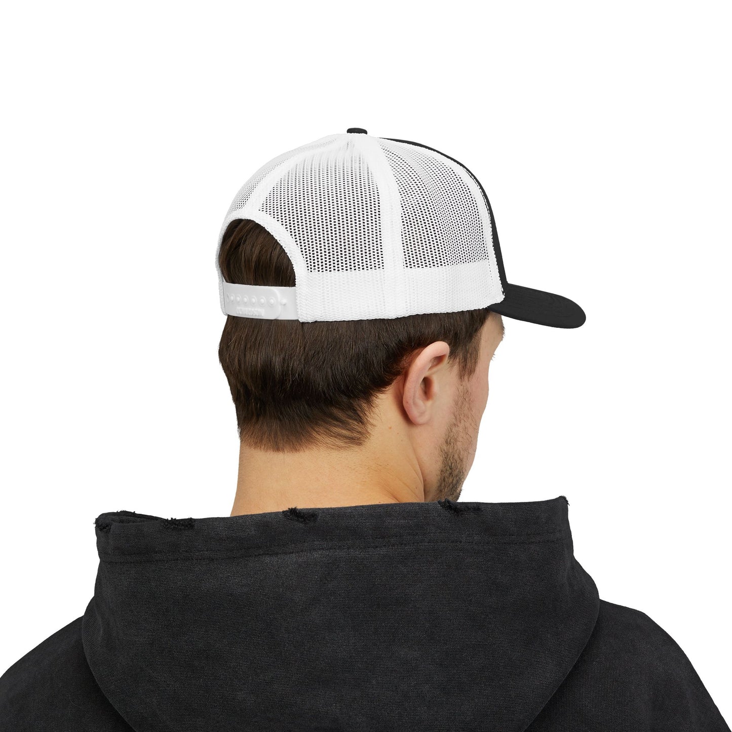 Poor Boys Logo Snapback Trucker Cap / Mesh Back