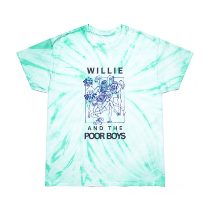 Tie-Dye "One More Saturday Night" Vintage Band Photo Back with Front Logo - Unisex T-Shirt (4 colors available)