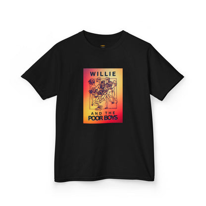 Kids Tee - "One More Saturday Night" with Instruments Artwork Back & Band Logo Front