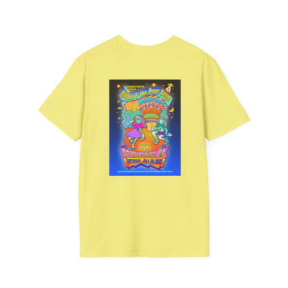 Solid Colors – 2025 Reunion Tee with Hand-Drawn Back Design and Pocket-Size Front Logo Softstyle T-Shirt (Various Colors Available)