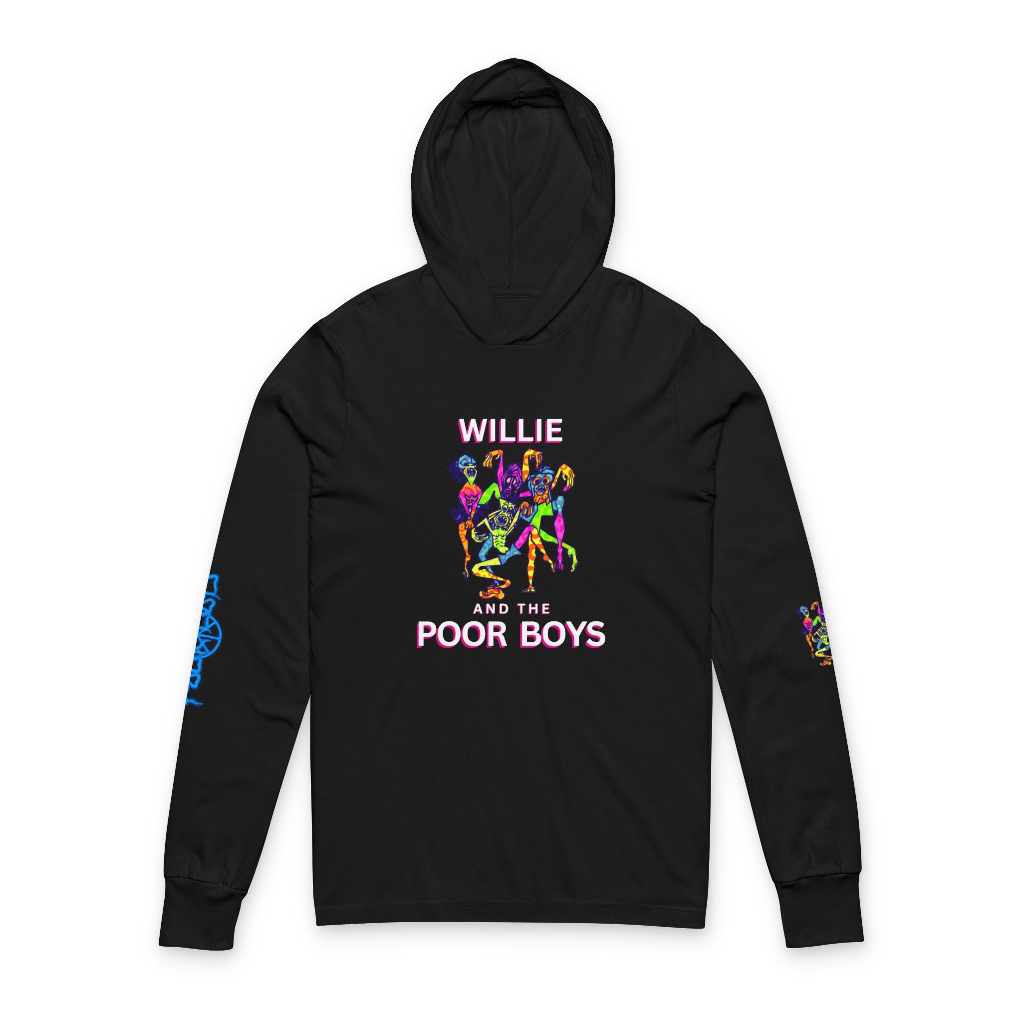 Willie & The Poor Boys Classic Logo Splash Hooded Long Sleeve Tee
