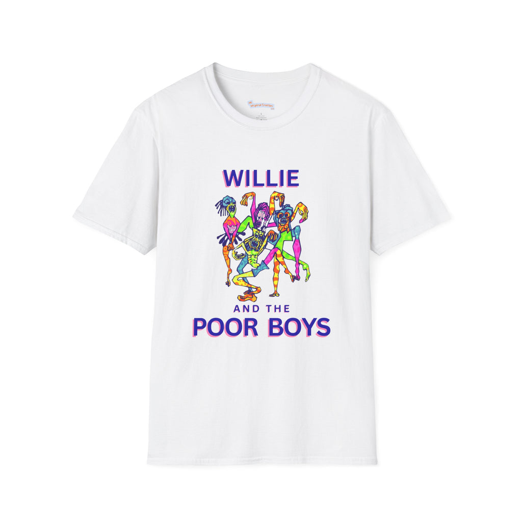 Unisex Willie & The Poor Boys Color Splash Sherman Reunion 2026 Sherman Theater Softstyle T-Shirt
