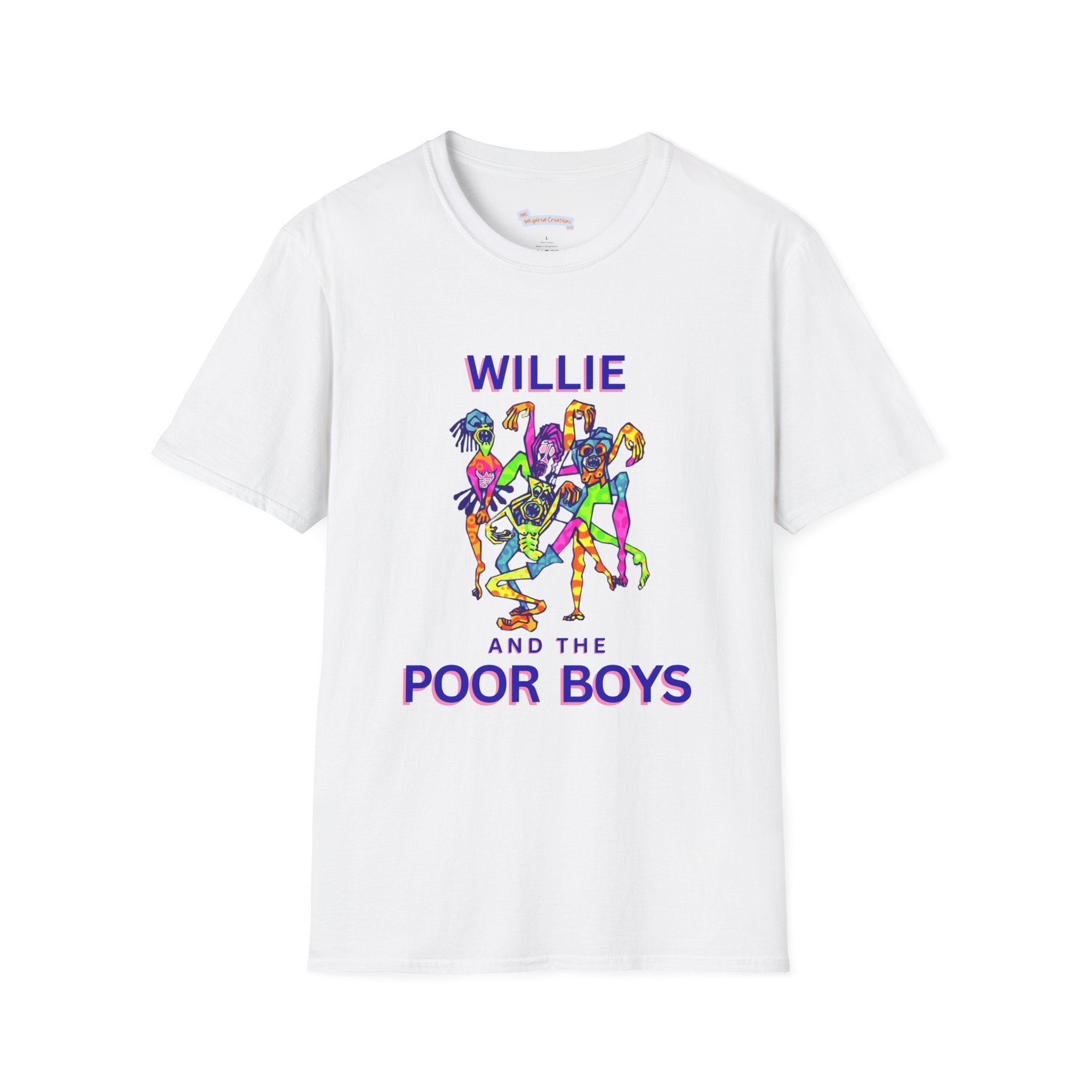 Unisex Willie & The Poor Boys Color Splash Sherman Reunion 2026 Sherman Theater Softstyle T-Shirt