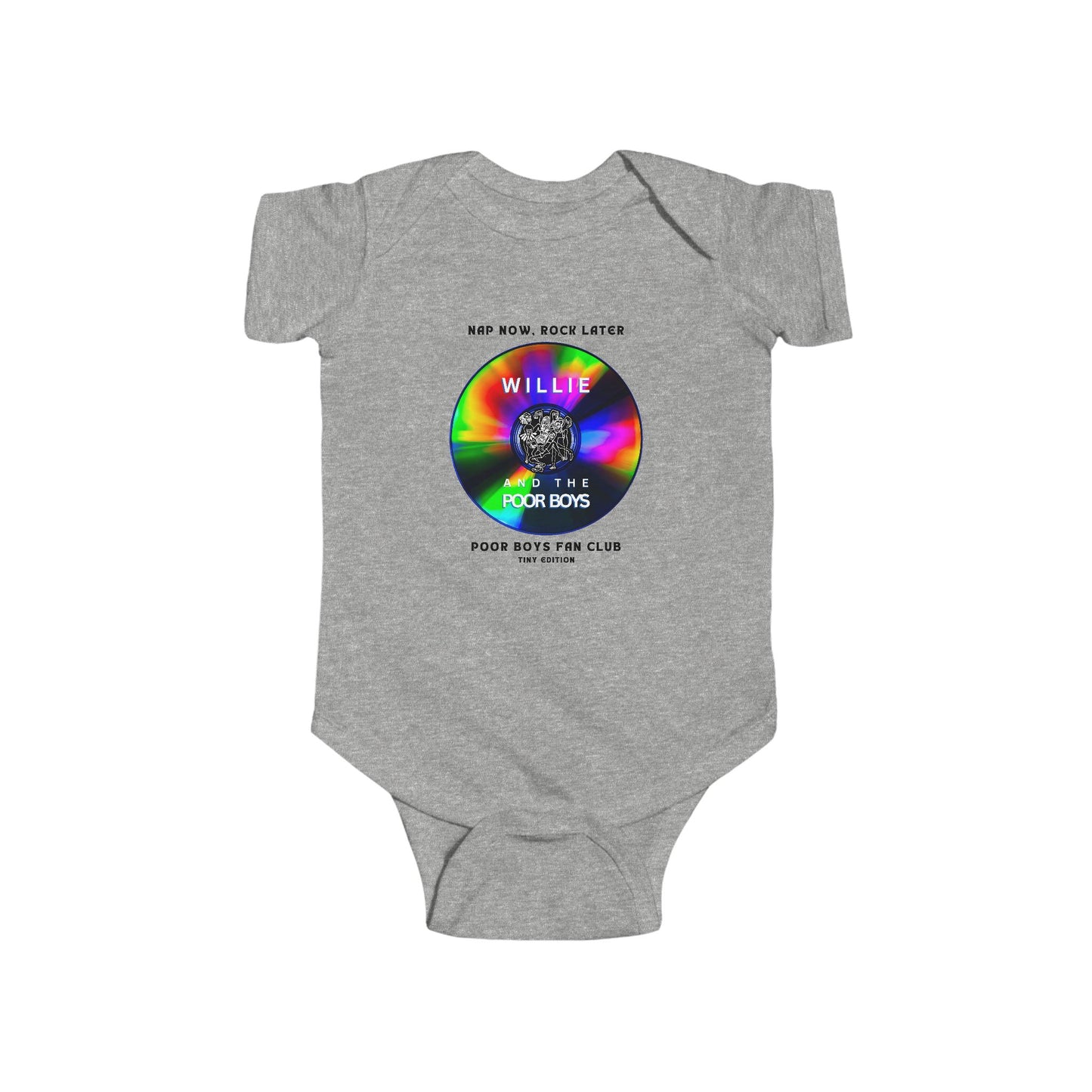 Nap Now, Rock Later – Poor Boys Fan Club Infant Onesie Bodysuit
