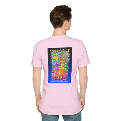Solid Colors – 2025 Reunion Tee with Hand-Drawn Back Design and Pocket-Size Front Logo Softstyle T-Shirt (Various Colors Available)