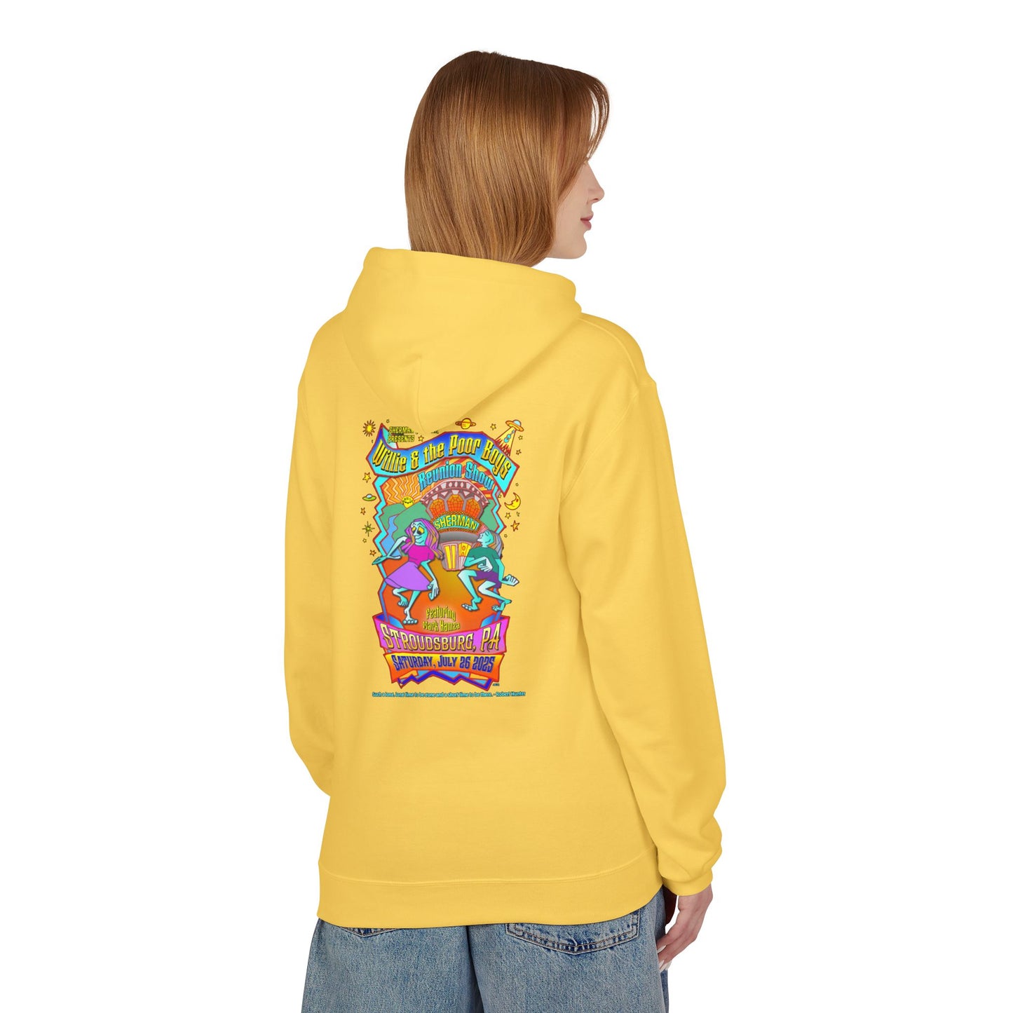 Unisex Reunion Hoodie – 2025 Reunion Poster Design Back with Front Logo (Various Colors Available)