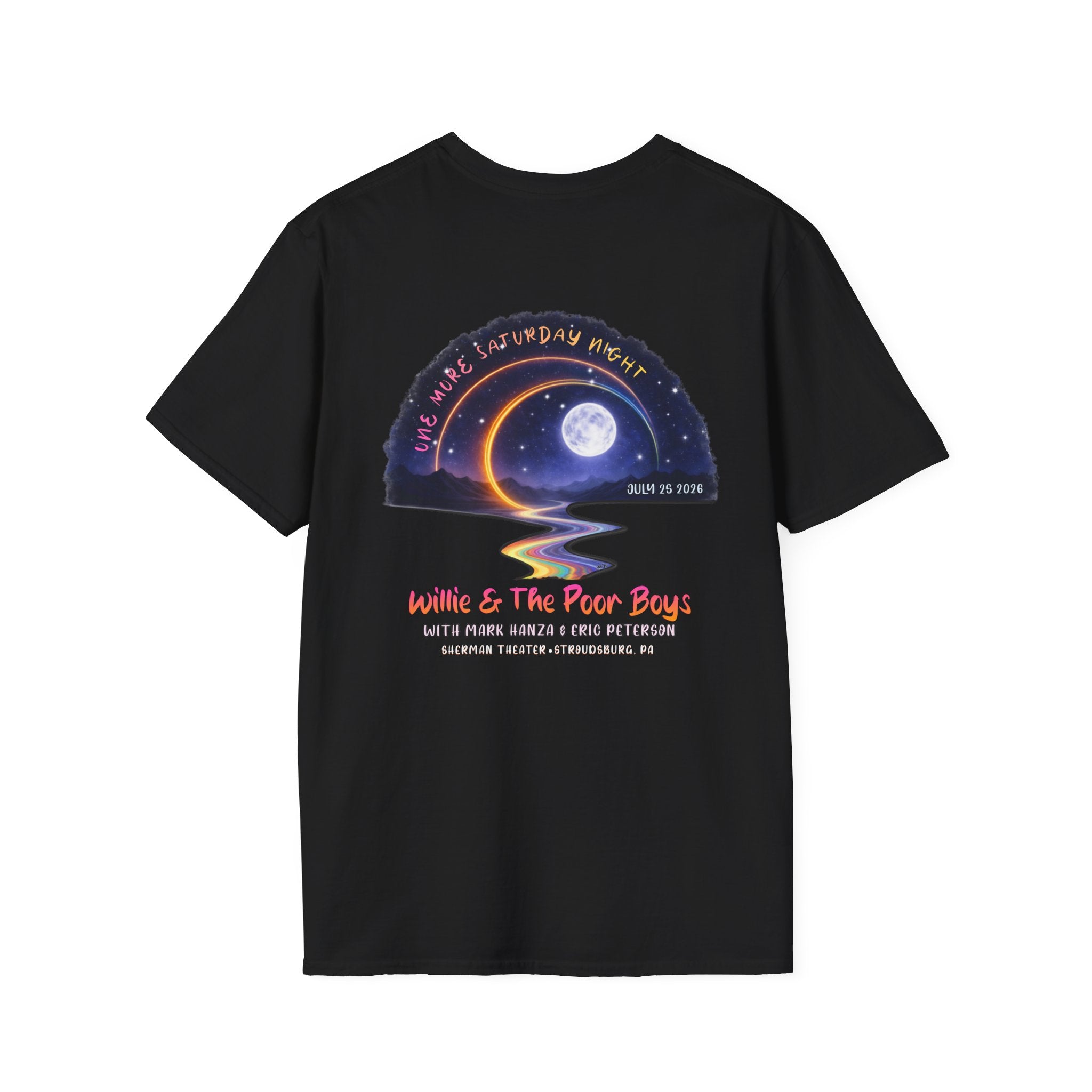 Unisex Willie & The Poor Boys Winding Road Artwork Softstyle T-Shirt