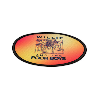 Iron-On Patch – Vintage-Style Willie & The Poor Boys Logo