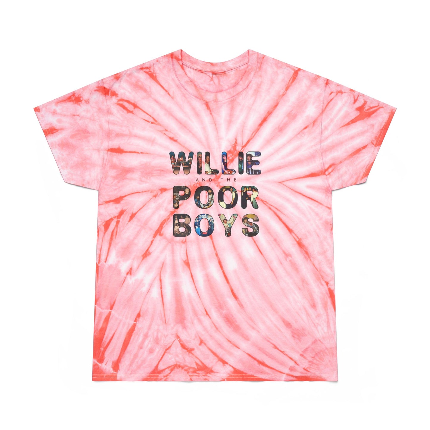 Tie-Dye - Photo Collage Band Name Front with the 2025 Reunion Hand-Drawn Back Design  - Unisex T-Shirt (4 colors available)