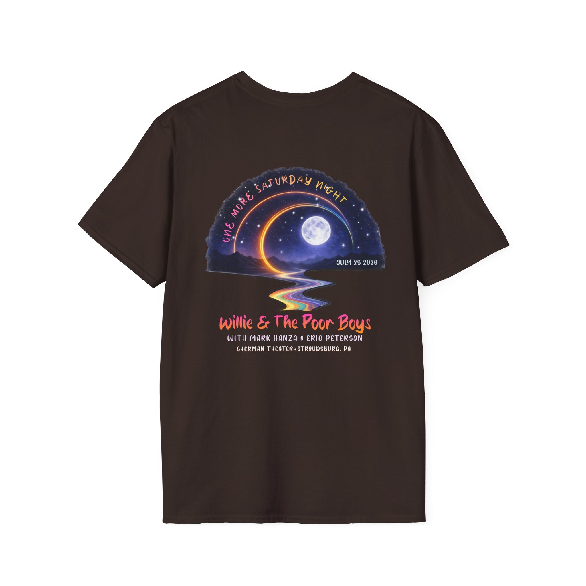 Unisex Willie & The Poor Boys Winding Road Artwork Softstyle T-Shirt