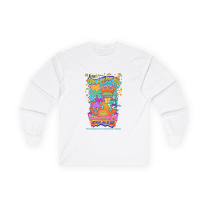 Unisex Long Sleeve Tee - 2025 Reunion Hand-Drawn Front with "Music & Memories" Artwork Back (Various Colors Available)