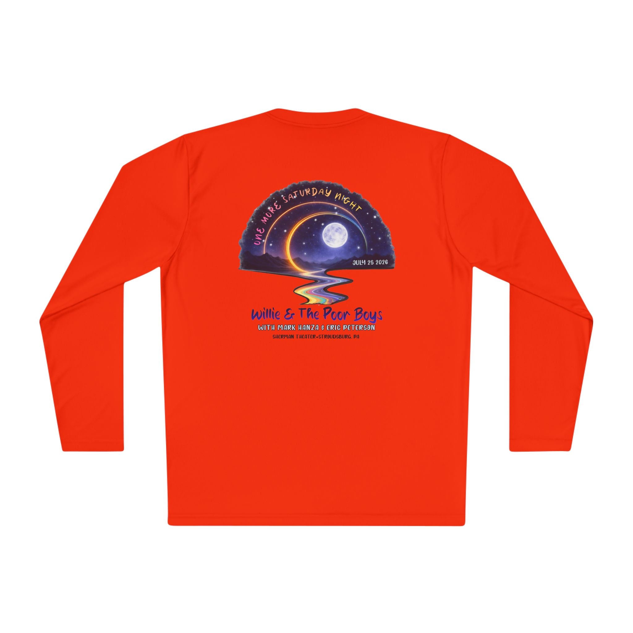 Lightweight Long Sleeve Tee - Willie & The Poor Boys Winding Road Artwork