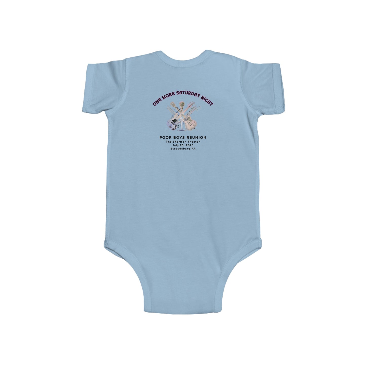 Nap Now, Rock Later – Poor Boys Fan Club Infant Onesie Bodysuit