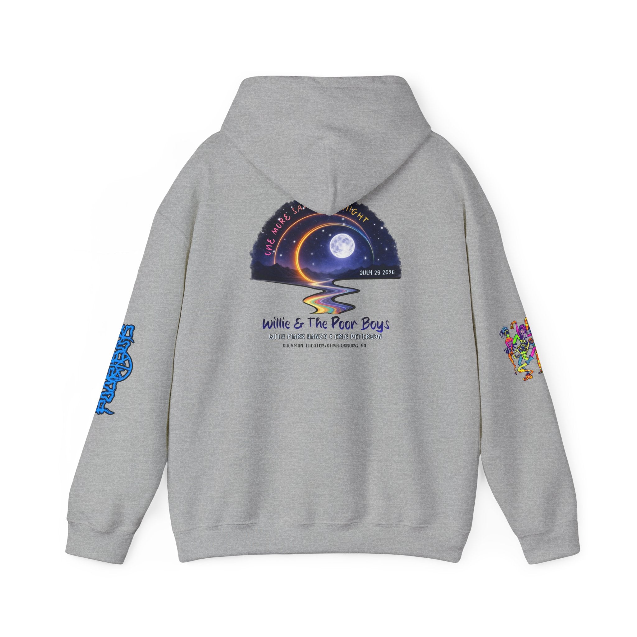 Unisex Willie & The Poor Boys Winding Road Artwork Hoodie Sweatshirt