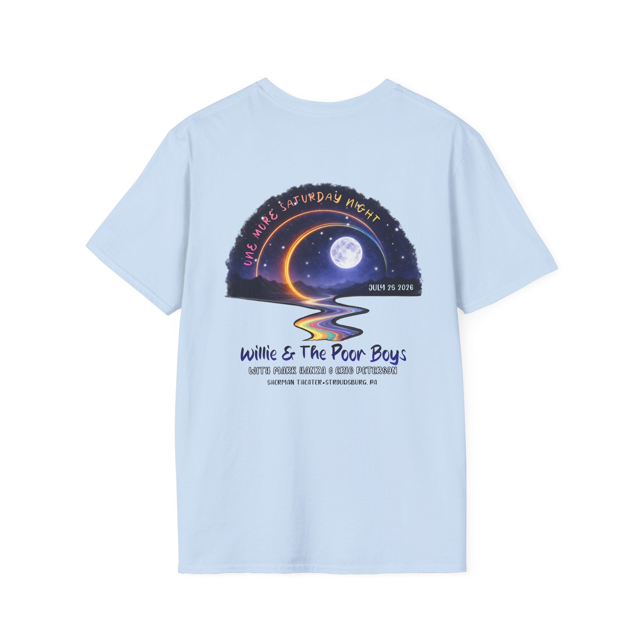 Unisex Willie & The Poor Boys Winding Road Artwork Softstyle T-Shirt