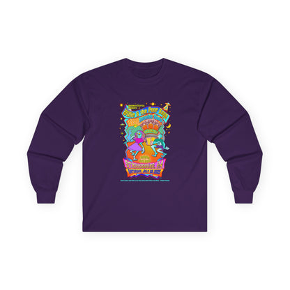 Unisex Long Sleeve Tee - 2025 Reunion Hand-Drawn Front with "Music & Memories" Artwork Back (Various Colors Available)