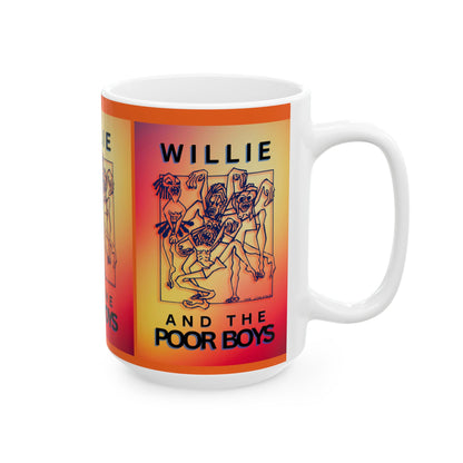 Vintage Ceramic Mug – 11oz & 15oz - Willie & The Poor Boys Logo