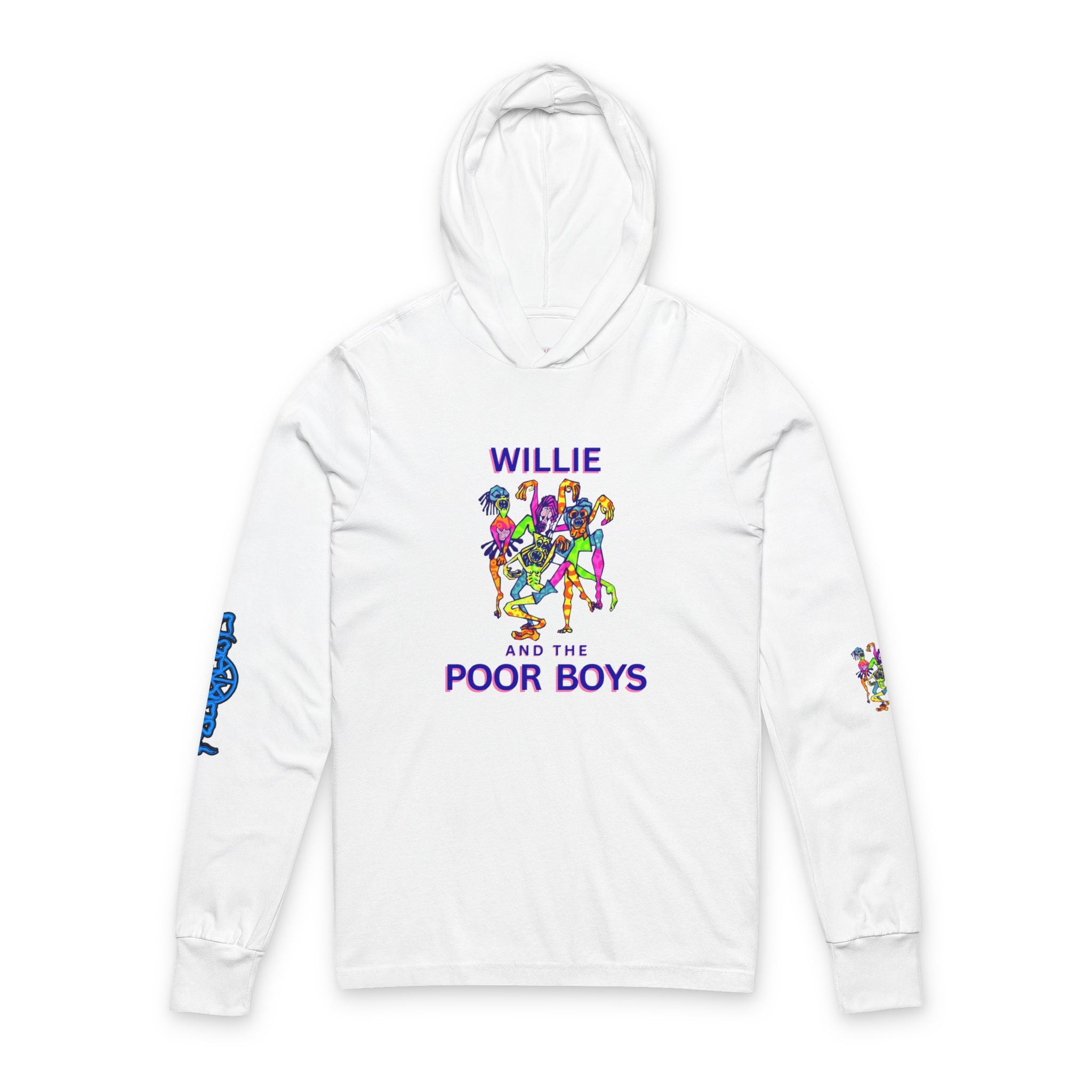 Willie & The Poor Boys Classic Logo Splash Hooded Long Sleeve Tee
