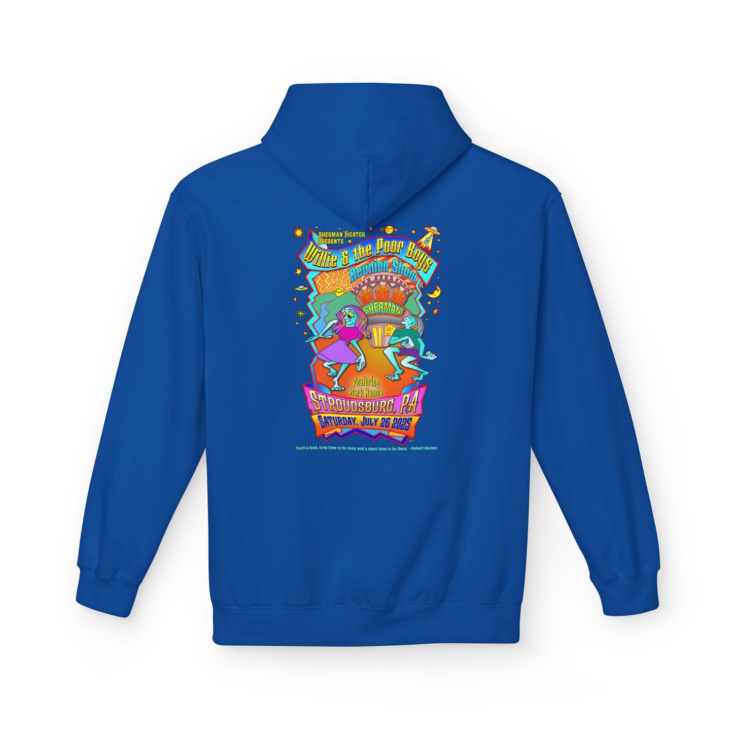 Unisex Reunion Hoodie – 2025 Reunion Poster Design Back with Front Logo (Various Colors Available)
