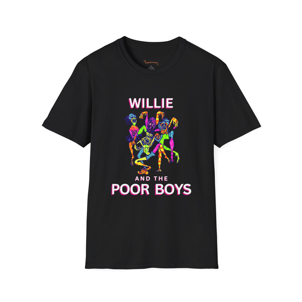 Unisex Willie & The Poor Boys Color Splash Sherman Reunion 2026 Sherman Theater Softstyle T-Shirt
