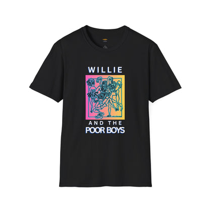 Solid Colors - "40 Years of Music & Memories" Artwork Back with Logo Front - Softstyle T-Shirt (Various Colors Available)