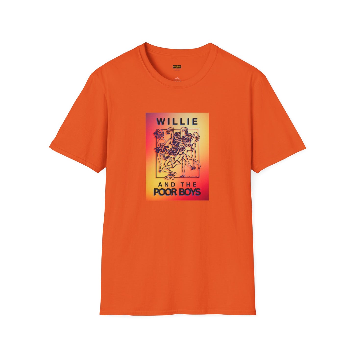 Solid Colors - "40 Years of Music & Memories" Back with Full Color Logo Front - Softstyle T-Shirt (Various Colors Available)
