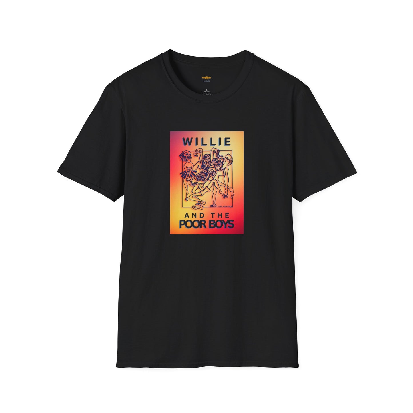 Solid Colors - "40 Years of Music & Memories" Back with Full Color Logo Front - Softstyle T-Shirt (Various Colors Available)