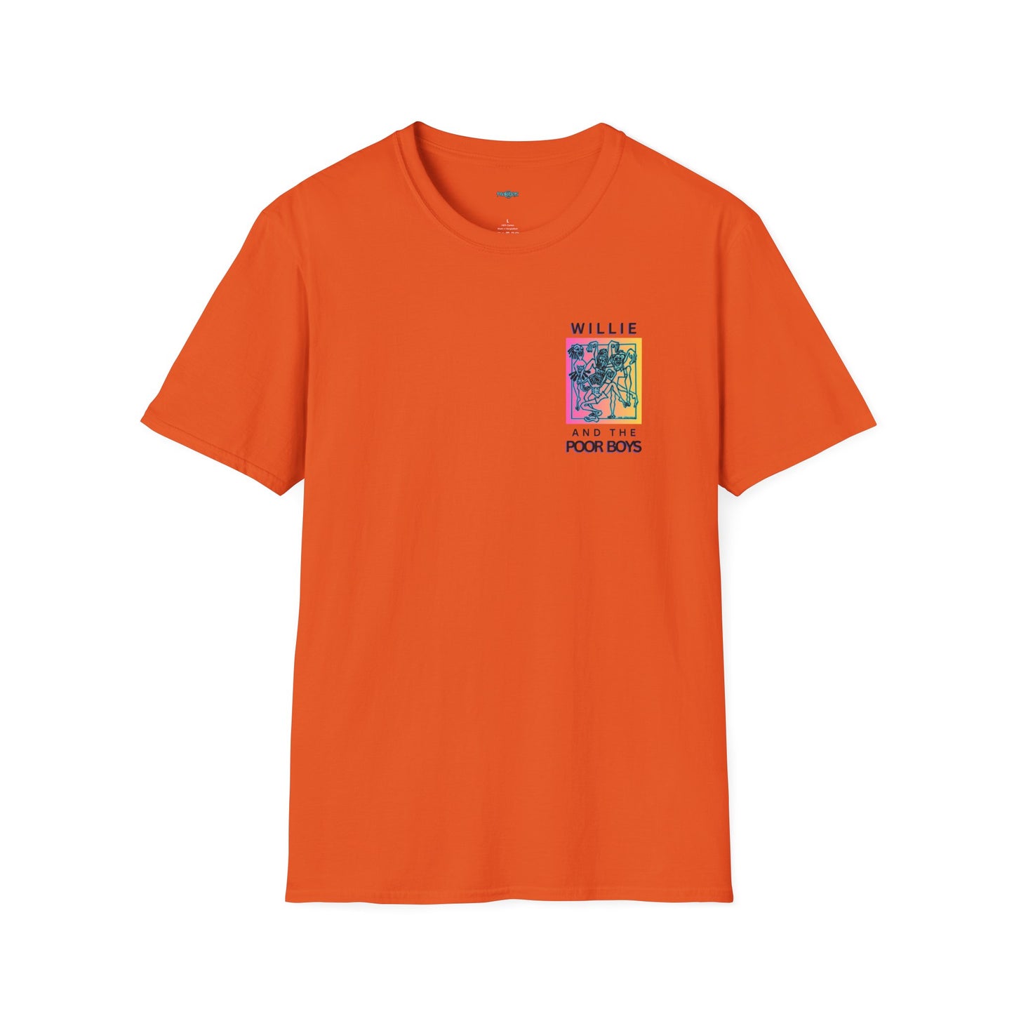 Solid Colors – 2025 Reunion Tee with Hand-Drawn Back Design and Pocket-Size Front Logo Softstyle T-Shirt (Various Colors Available)