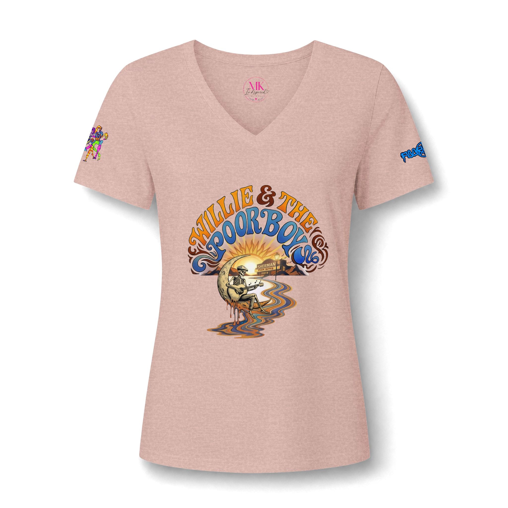 Willie & The Poor Boys Reunion 2026 - Women’s V-Neck Tee