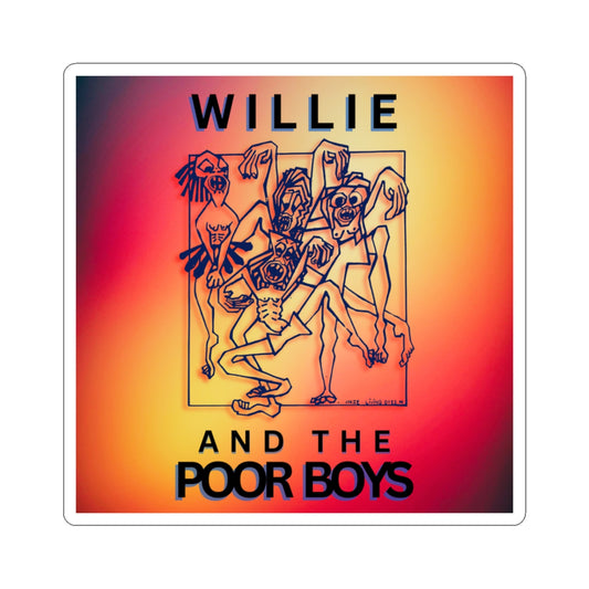Kiss-Cut Sticker - Willie & The Poor Boys Logo