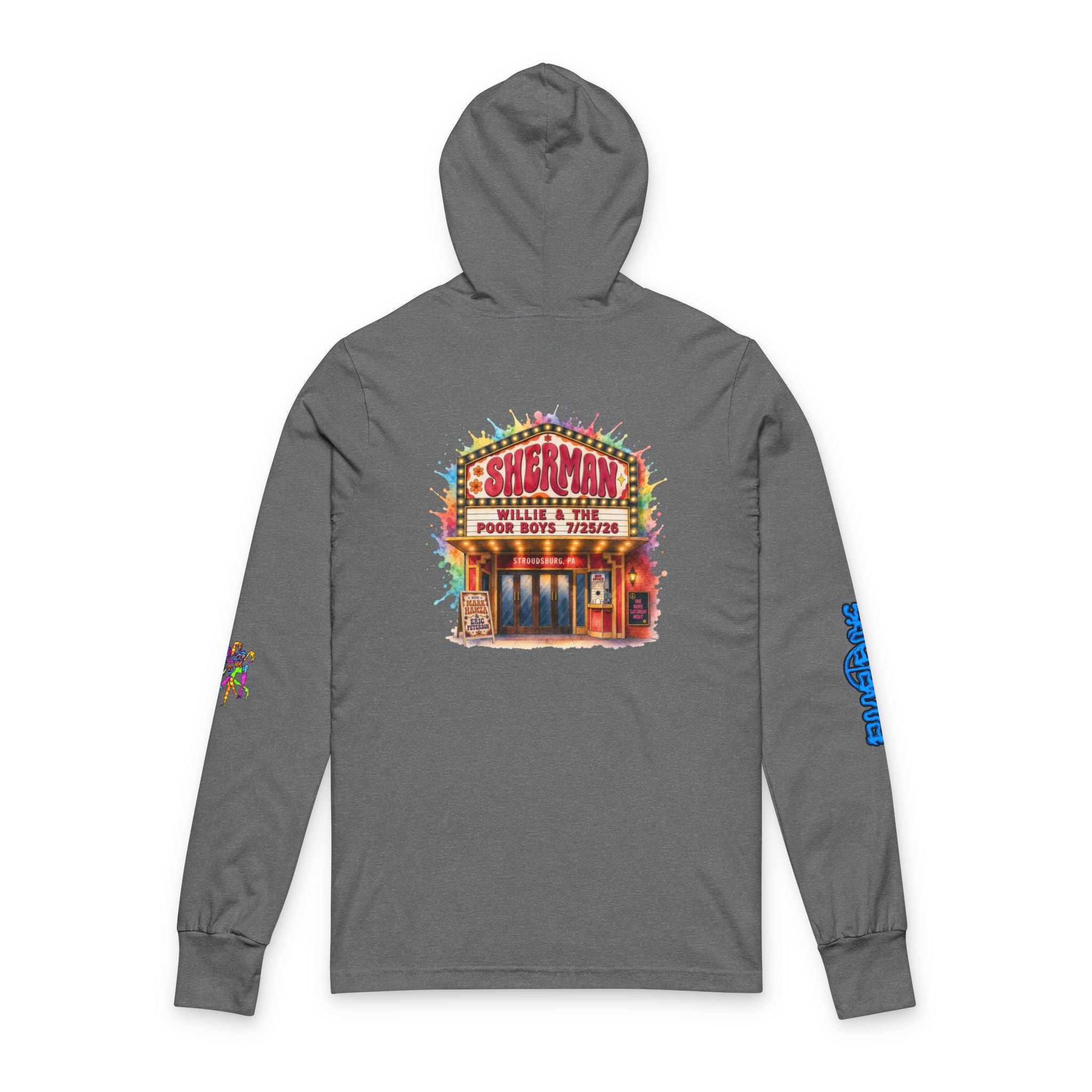 Willie & The Poor Boys Classic Logo Splash Hooded Long Sleeve Tee