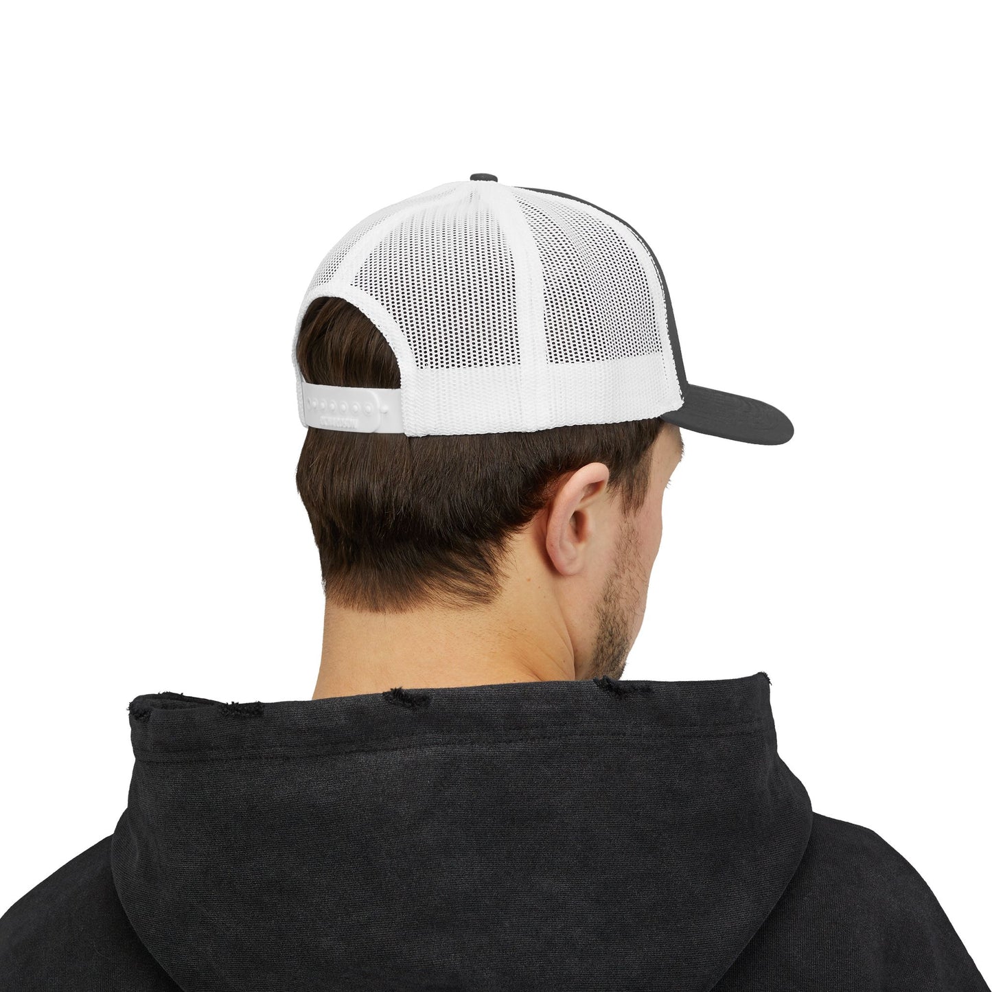 Poor Boys Logo Snapback Trucker Cap / Mesh Back