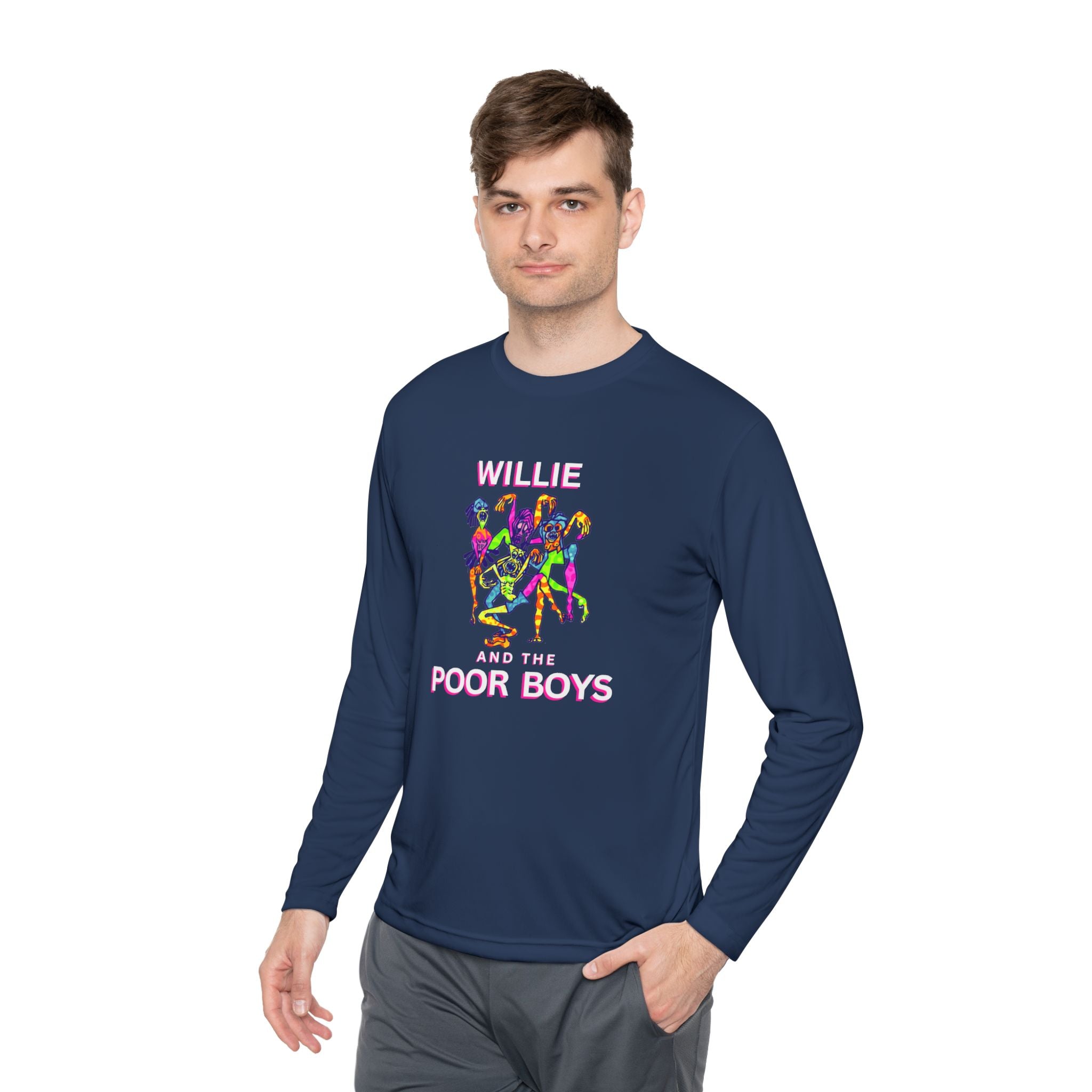 Lightweight Willie & The Poor Boys Sherman Reunion Artwork Long Sleeve Tee