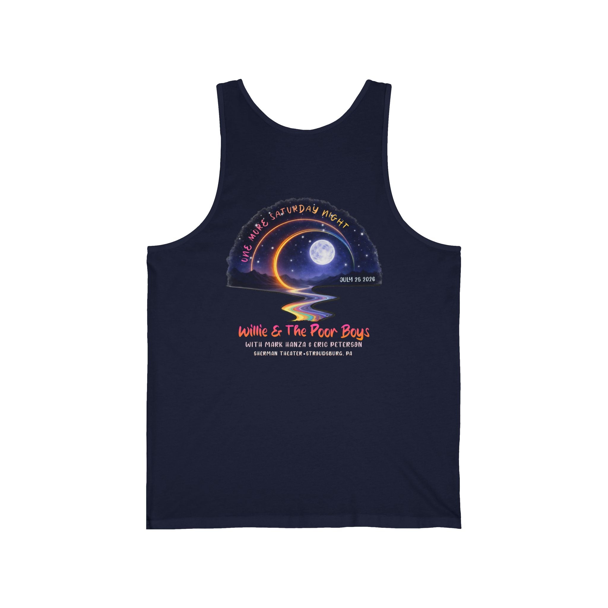 Unisex Willie & The Poor Boys Winding Road Artwork Tank Top