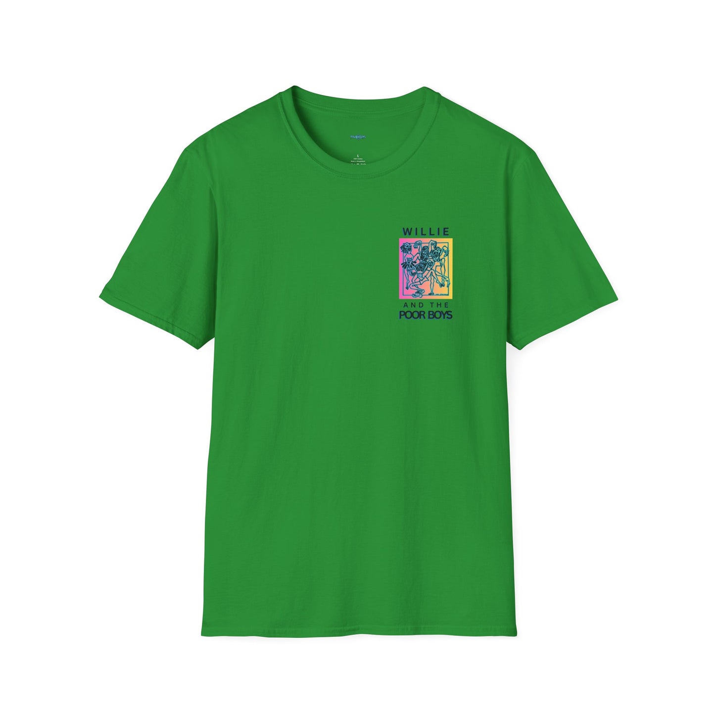 Solid Colors – 2025 Reunion Tee with Hand-Drawn Back Design and Pocket-Size Front Logo Softstyle T-Shirt (Various Colors Available)