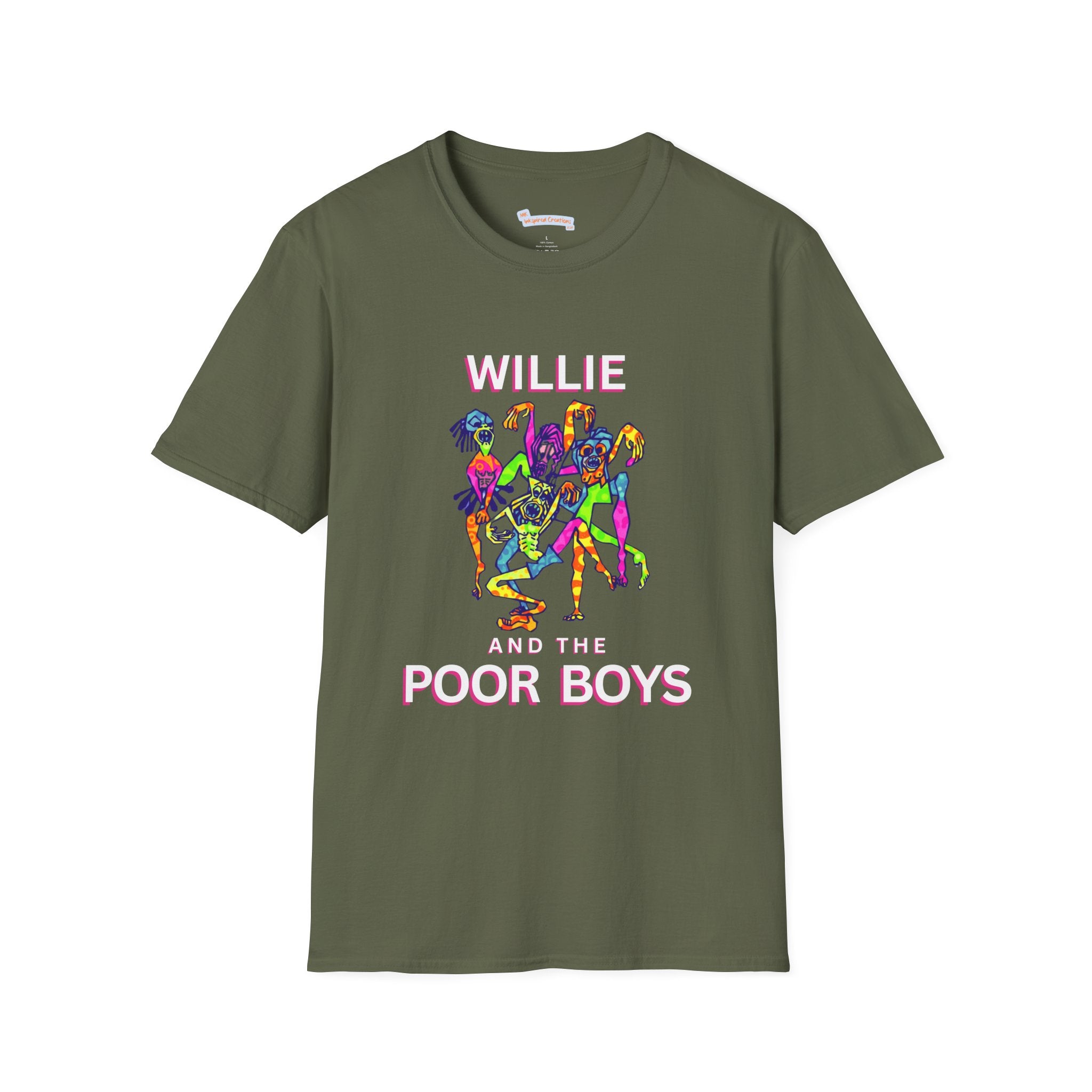 Unisex Willie & The Poor Boys Color Splash Sherman Reunion 2026 Sherman Theater Softstyle T-Shirt