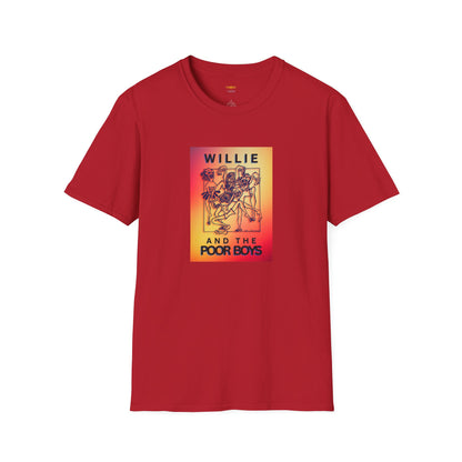 Solid Colors - "40 Years of Music & Memories" Back with Full Color Logo Front - Softstyle T-Shirt (Various Colors Available)