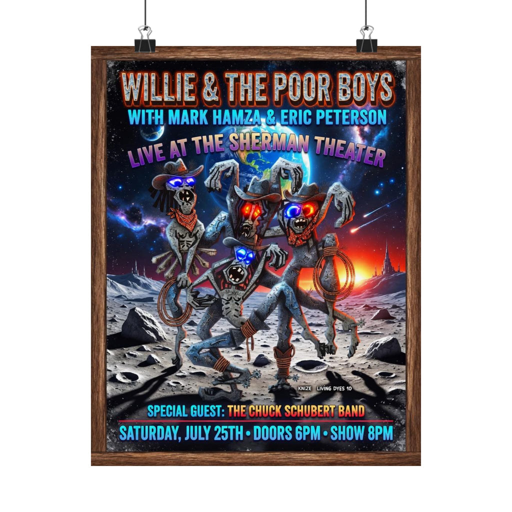 Willie & The Poor Boys 2026 Reunion Official Concert Poster