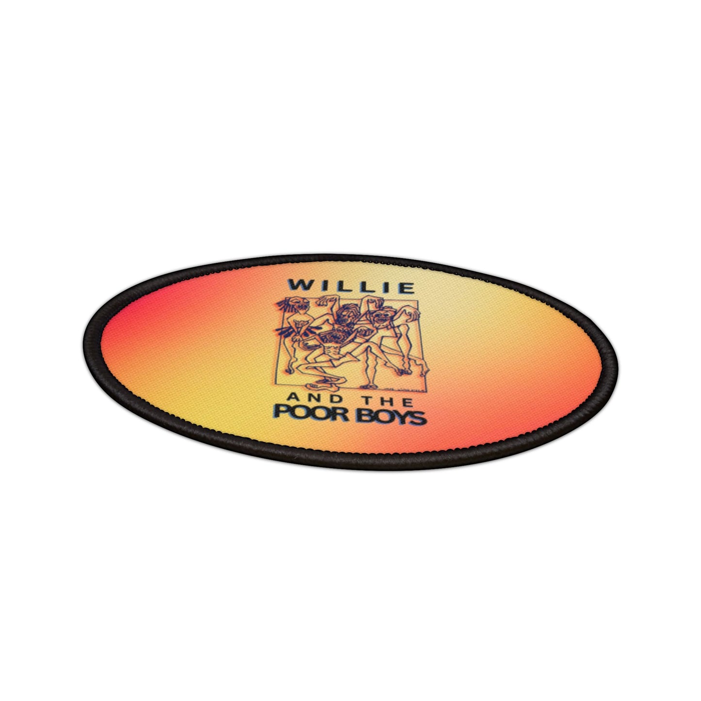 Iron-On Patch – Vintage-Style Willie & The Poor Boys Logo