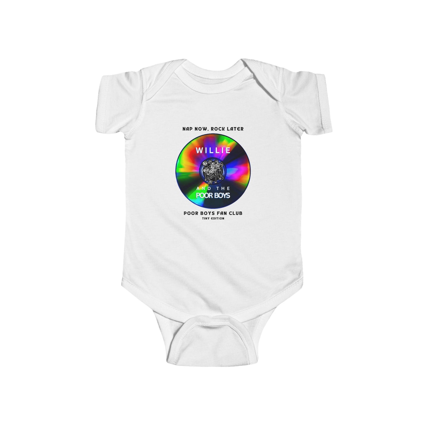 Nap Now, Rock Later – Poor Boys Fan Club Infant Onesie Bodysuit